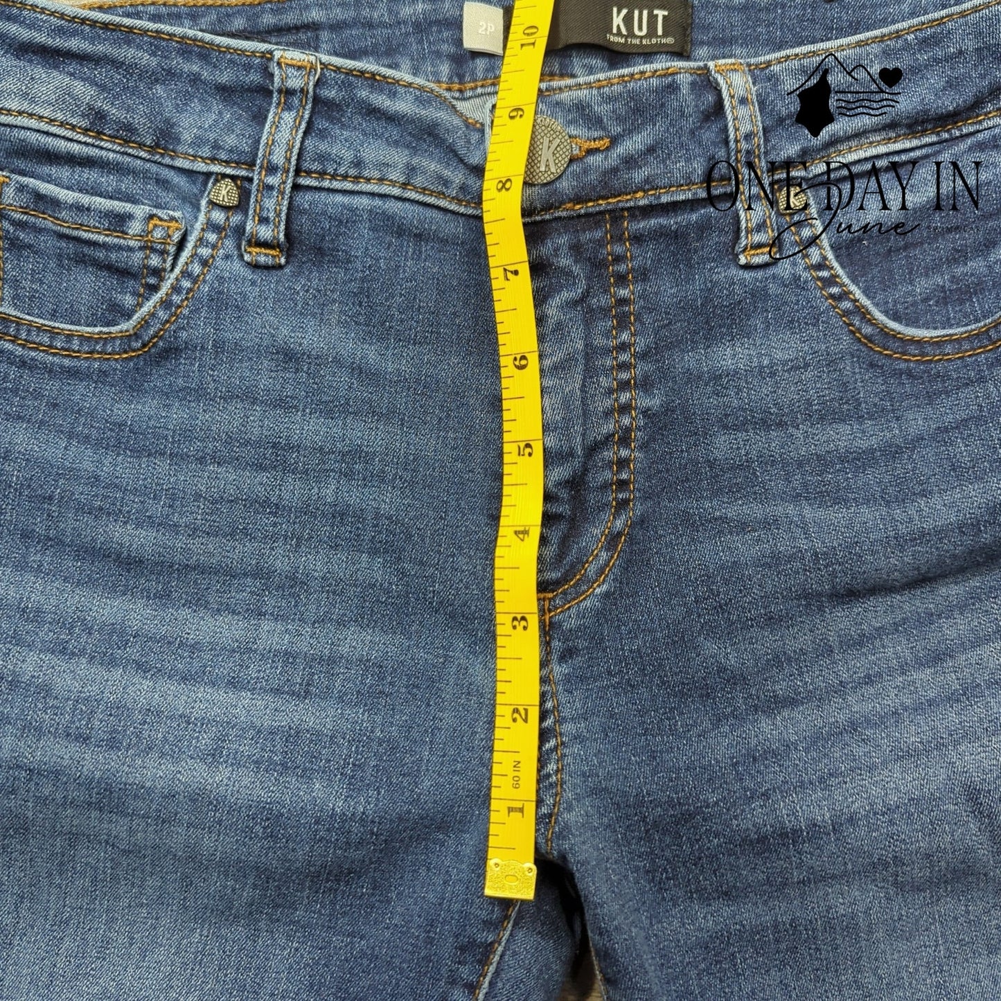 Kut from the Kloth Petite Skinny Ankle Jeans Size 2P