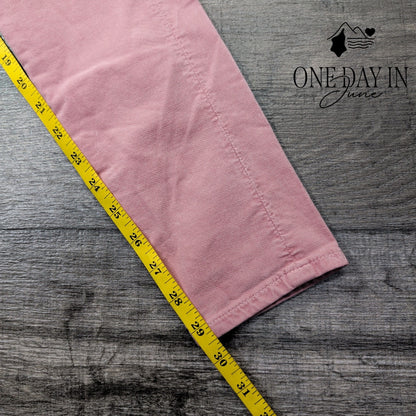 AG Adriano Goldschmied The Farrah Skinny Velveteen Jeans Dusty Pink NWT Size 4