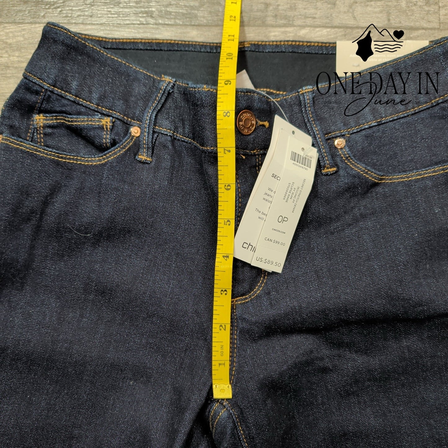 Chico's Secret Stretch Jegging Jeans Size Chico's 0P (4P)
