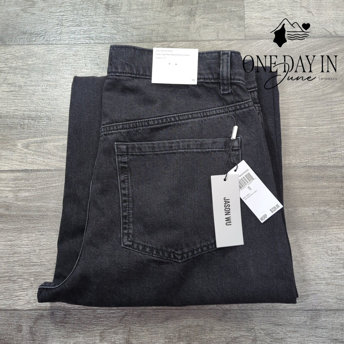 Jason Wu Jaime Barrel Ankle Jeans Size 10