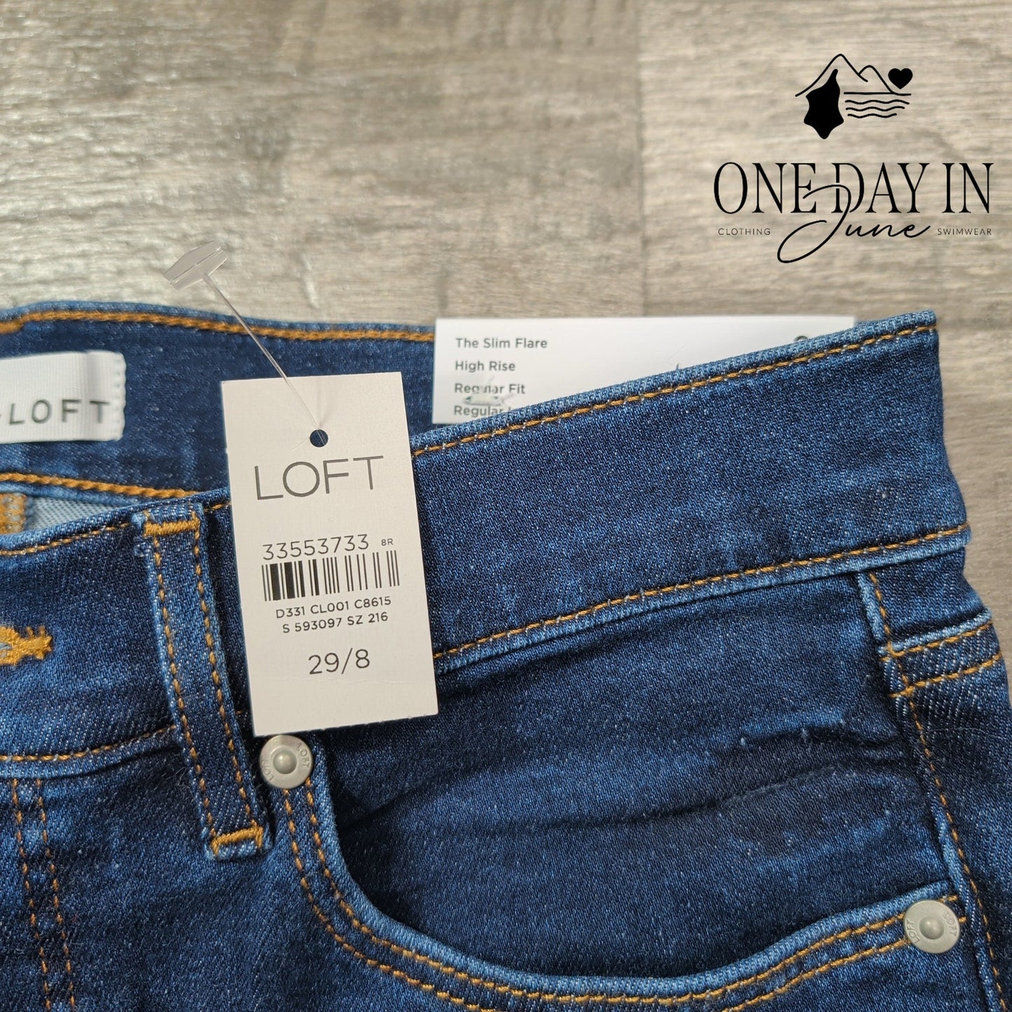 Loft The Slim Flare Jeans Size 8 (29)