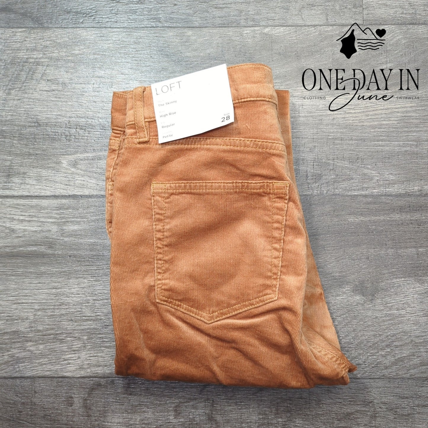Loft Petite High Rise Skinny Corduroy Pants Size 28 (6)