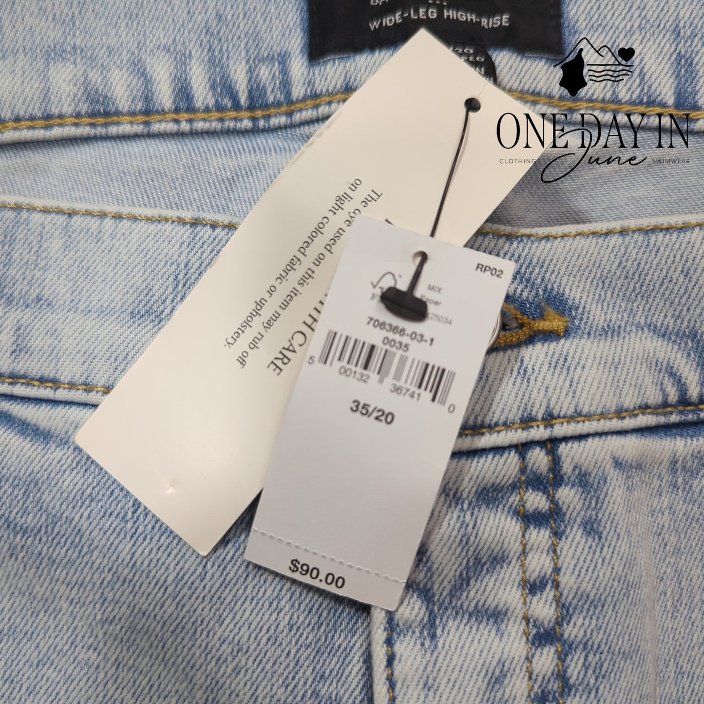 Banana Republic Wide Leg Raw Hem Cropped Jeans Size 20