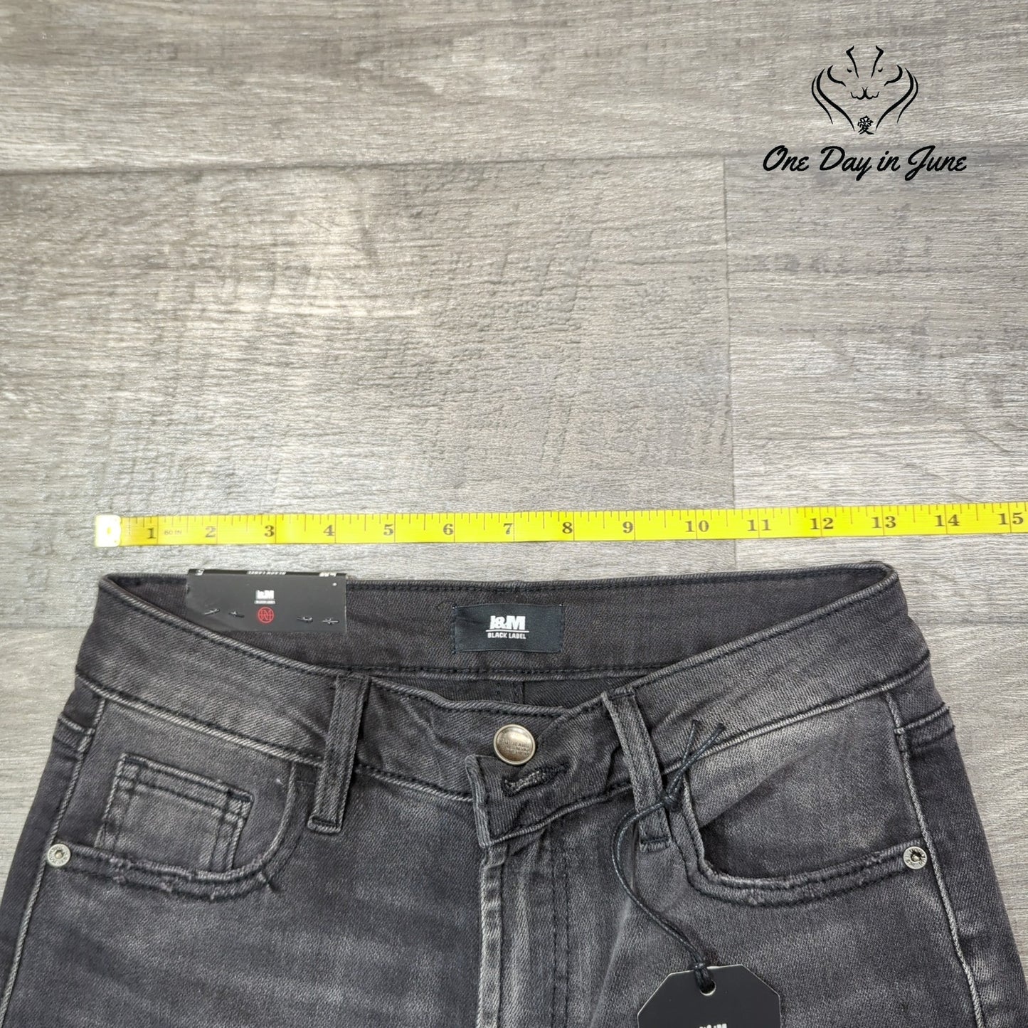 I&M Juniors Black Label High Rise Relaxed Skinny Jeans Size 5