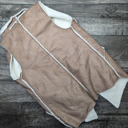 LuLaRoe Marlow Faux Fur Lined Vest Size S