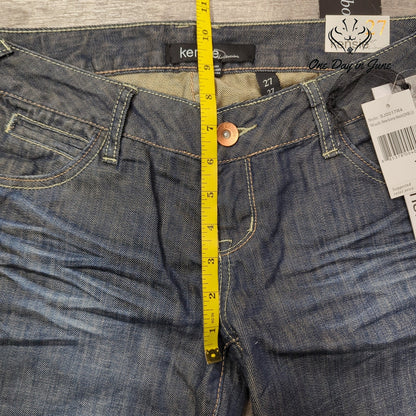 Kensie Regular Rise Slim Fit Boot Cut Jeans Size 27 (4)