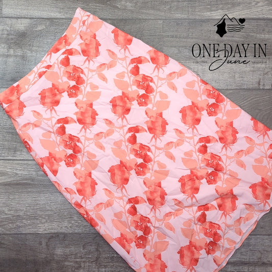 The Limited Floral Layered Midi Skirt Size 4