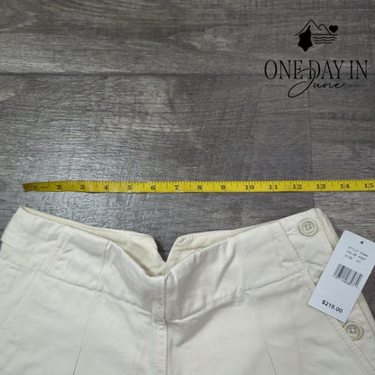 Adriano Goldschmied Adel Pleated Crop Trouser Pants Size 27 (4)