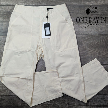 Rag & Bone Leyton Workwear Pants Ivory Utility Wide Leg NWT Size 0