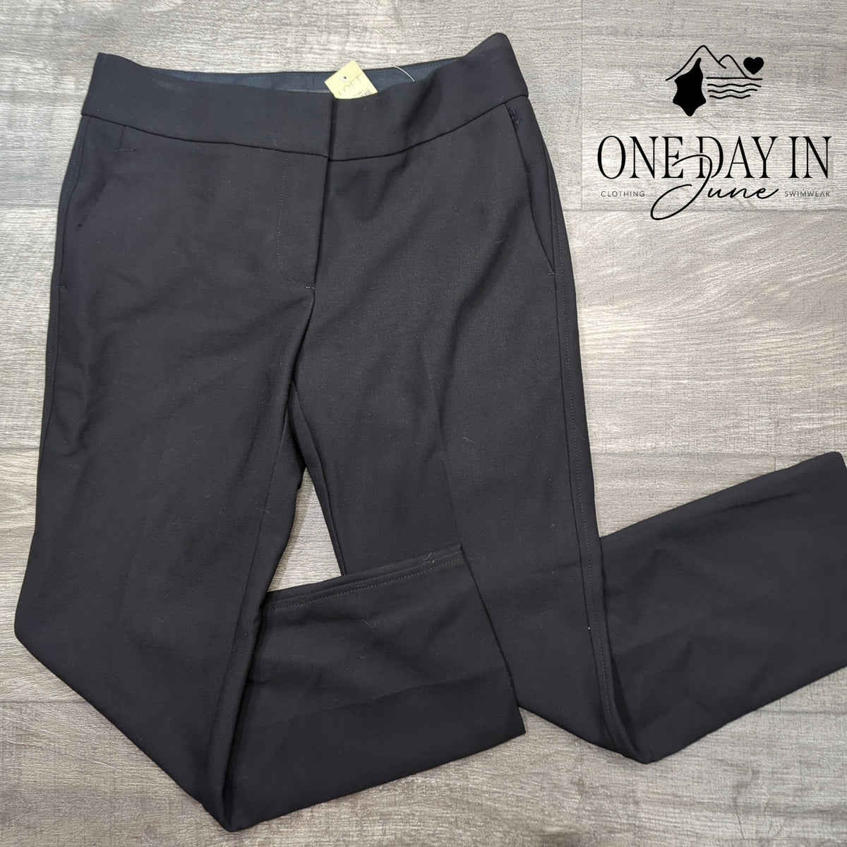 Loft Petite Marisa Crop Dress Pants Black NWT $79.50 Size 2P