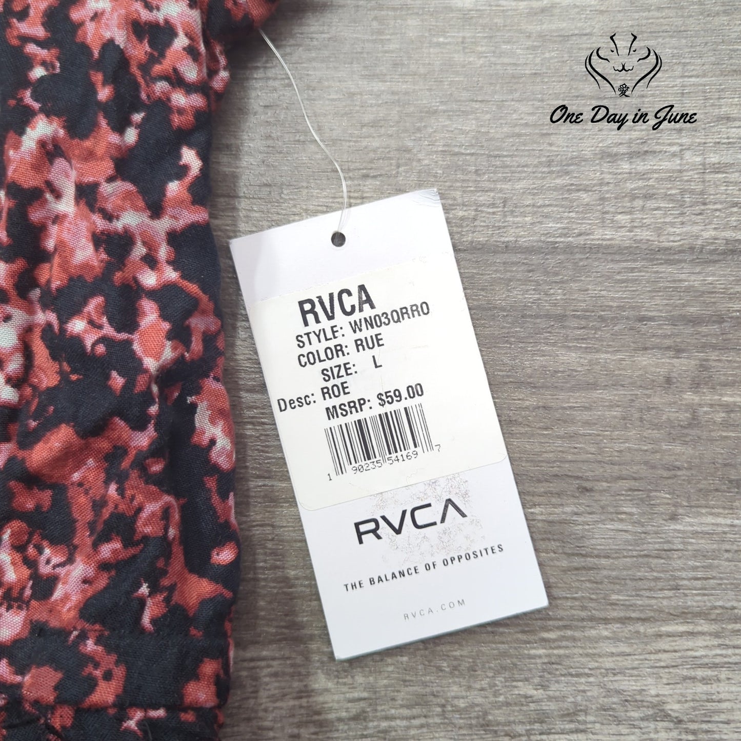 RVCA V Neck Romper Size L