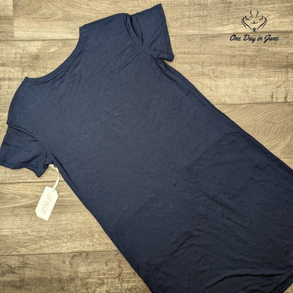 Stylus Short Sleeve T Shirt Dress Size S