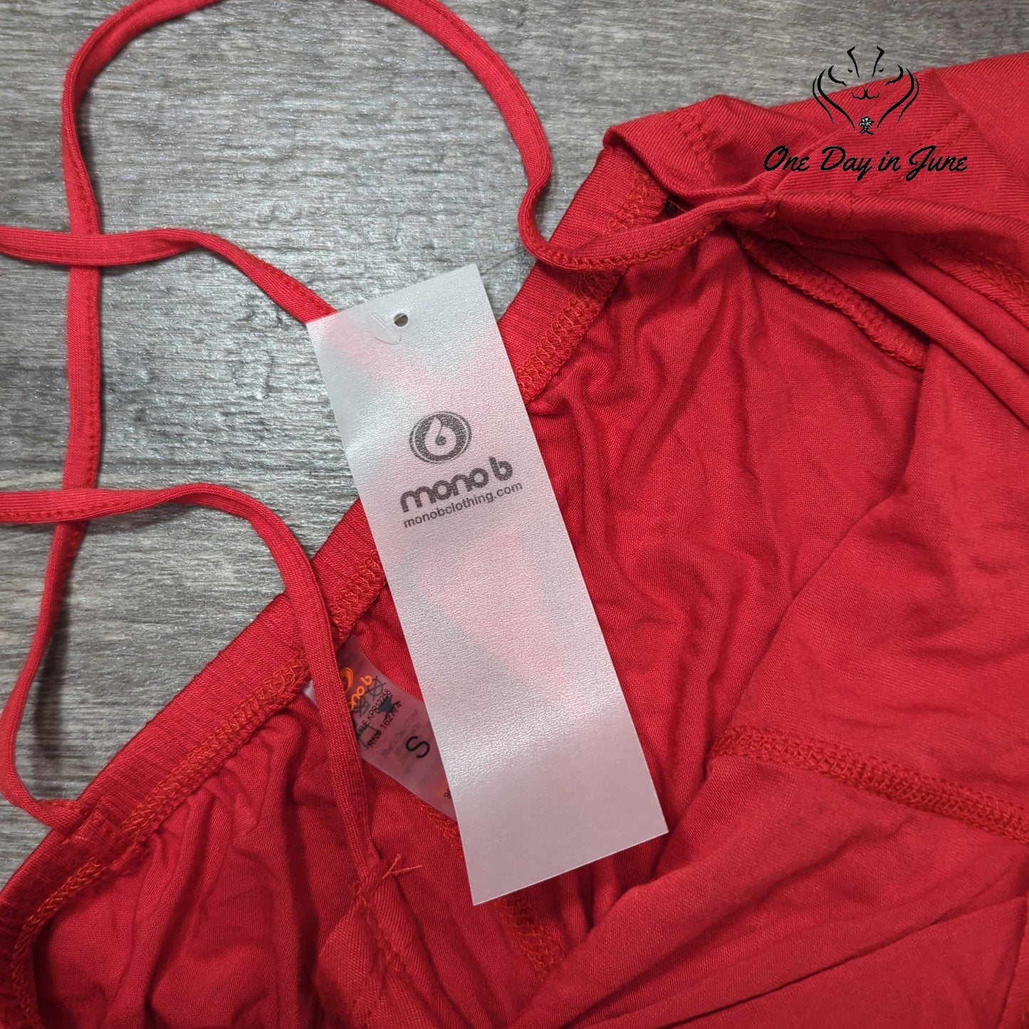 Mono B Spaghetti Strap Jumpsuit Size S