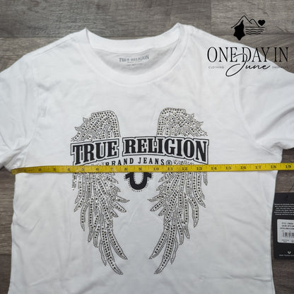 True Religion Sequin T Shirt Size L
