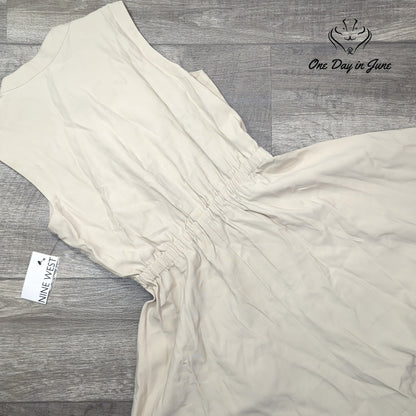 Nine West Sleeveless Tie Waist Dress Size S