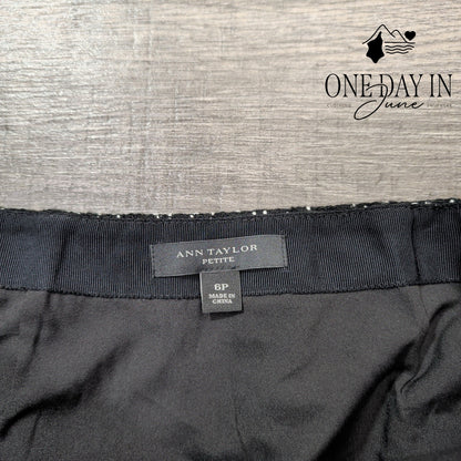 Ann Taylor Petite Wool Skirt Size 6P