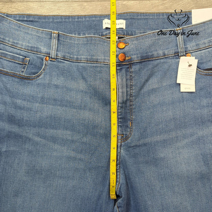 Lane Bryant Tighter Tummy Skinny High Rise Jeans Size 28