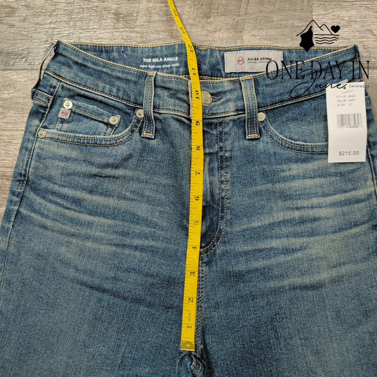 AG Adriano Goldschmied The Mila Ankle Super High Rise Skinny Jeans NWT Size 4