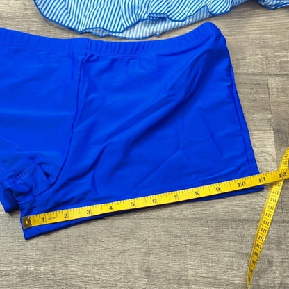 LALAGEN Racerback Tankini Swimdress Size L