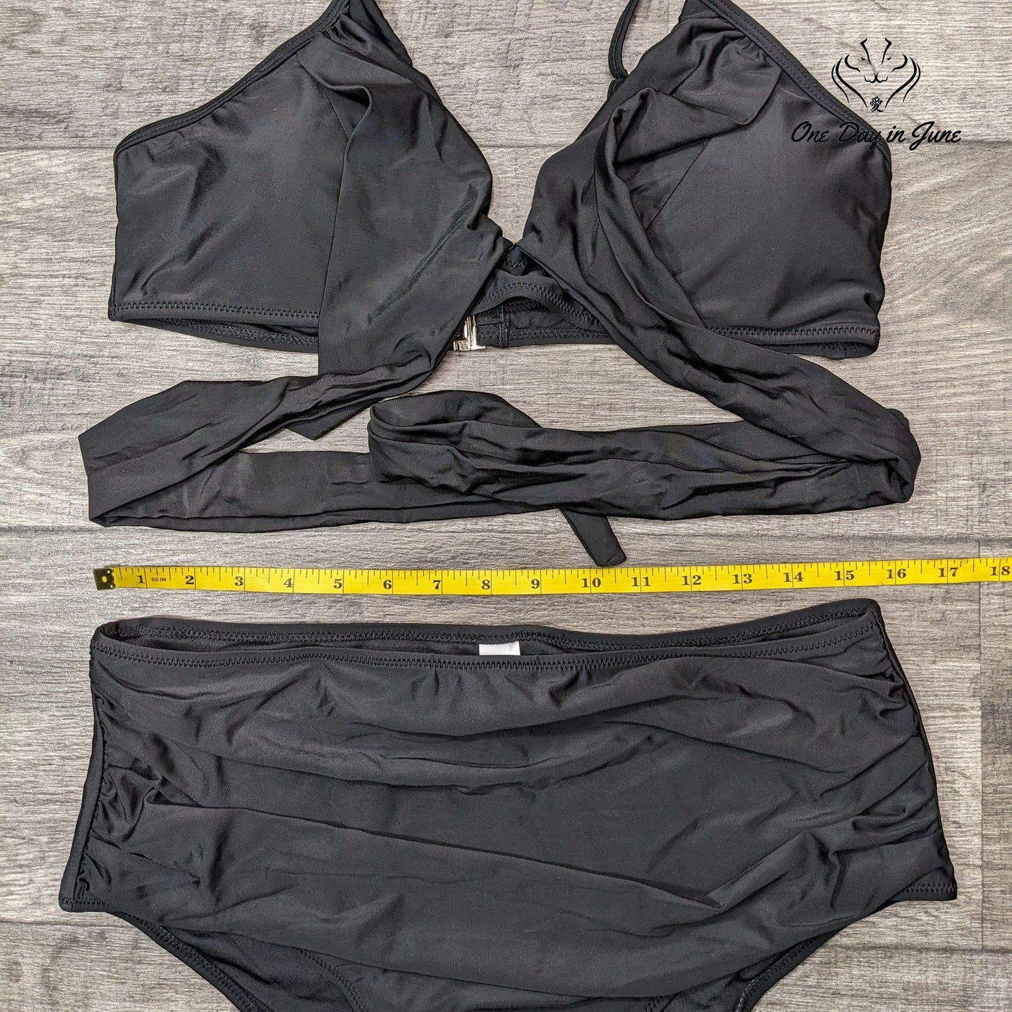 Zetian Wrap Around Cross Over Bikini Swimsuit Size XXL