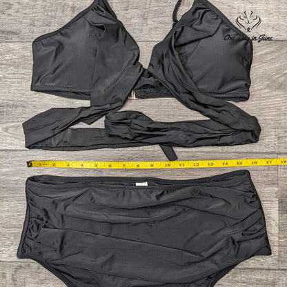 Zetian Wrap Around Cross Over Bikini Swimsuit Size XXL