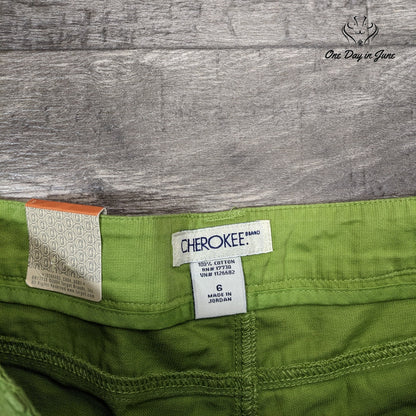 Cherokee Cropped Casual Pants Size 6