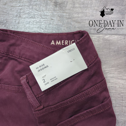 American Eagle Outfitters Hi Rise Jegging Jeans Size 2