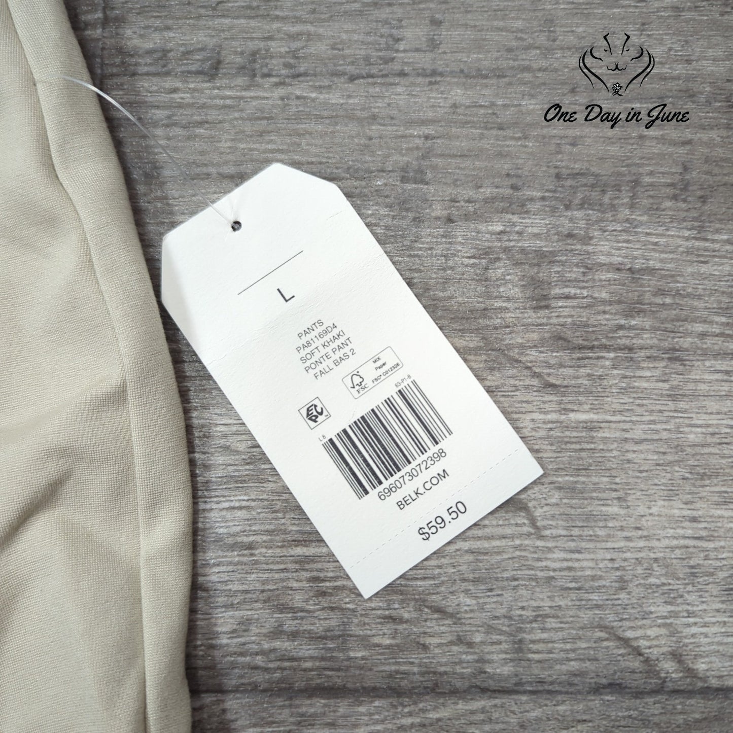 Wonderly Pull On Pants Size L