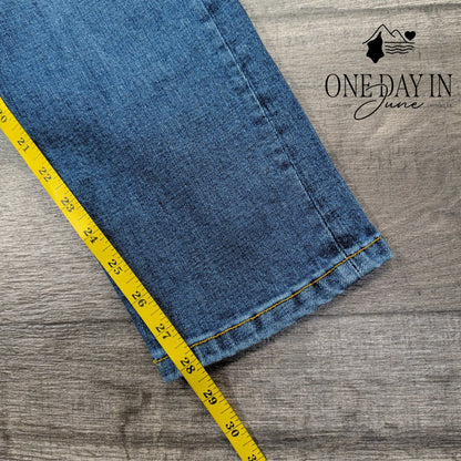Jeanerica CW002 Classic Straight Leg Jeans Mid Vintage NWT Size 0 (25)