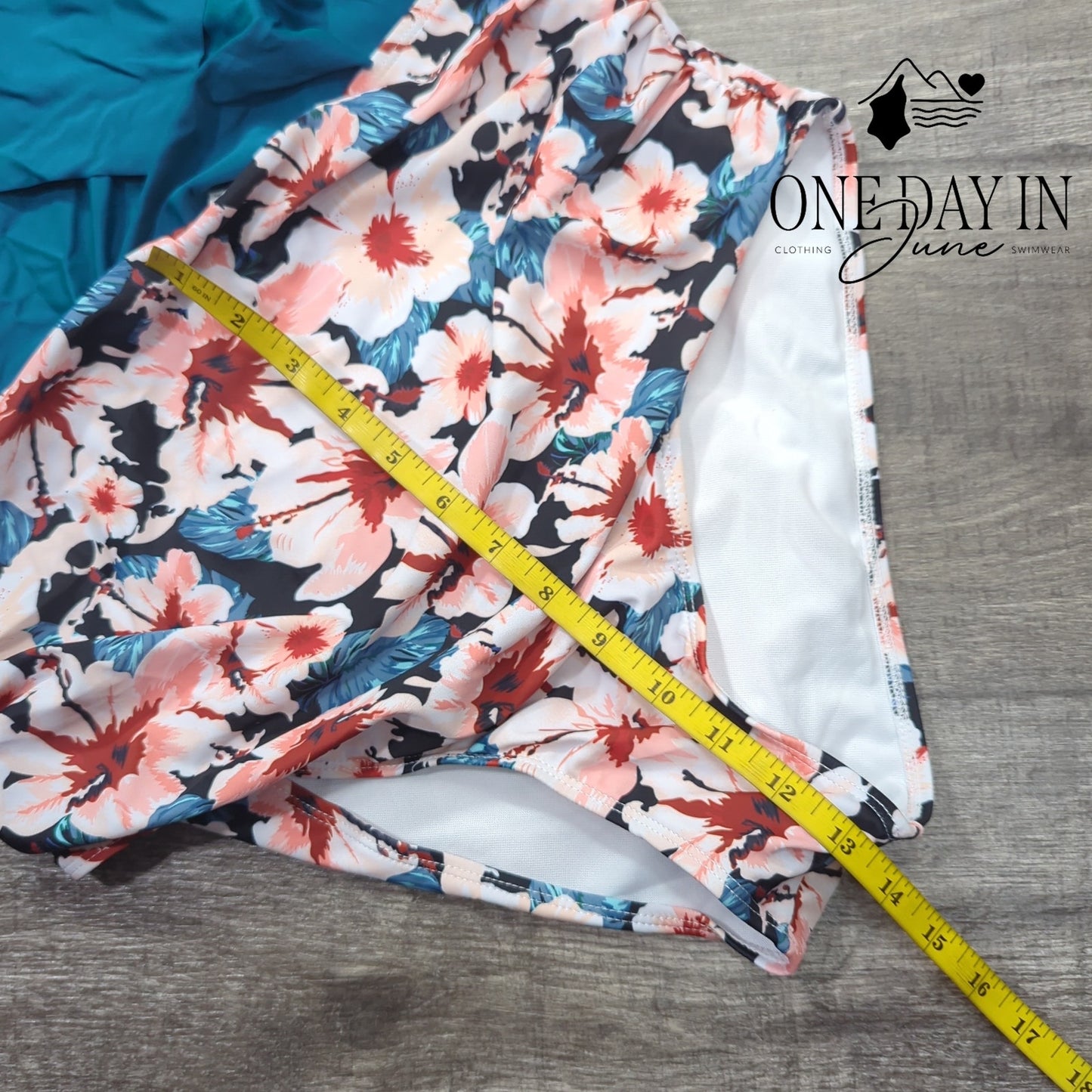 Aleumdr High Waist Flounce Bikini Swimsuit Size XL