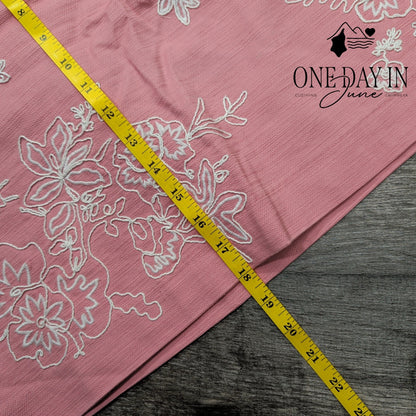 Loft Embroidered Skirt Size 4