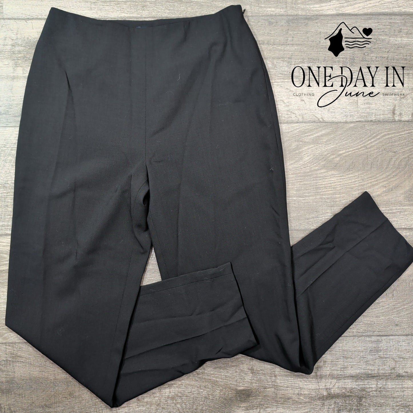 Ann Taylor Zip Side Wool Dress Pants Size 6