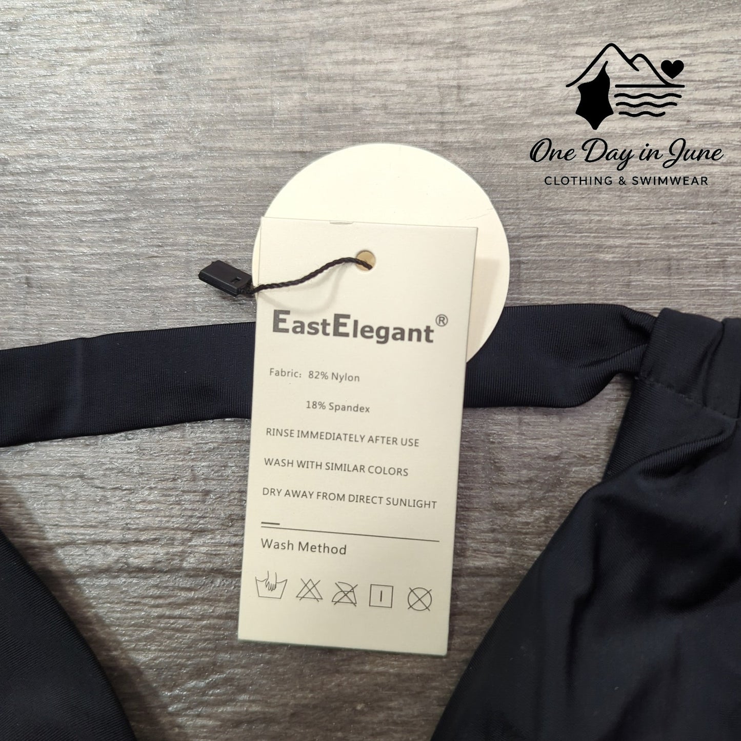 East Elegant V Neck Maternity One Piece Swimsuit Size L