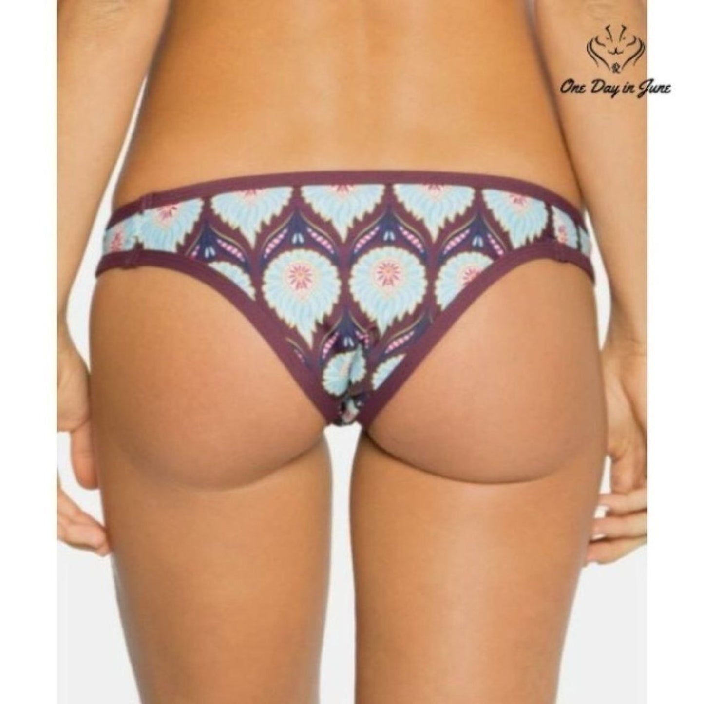 Tavik Jayden Moderate Monaco Merlot Bikini Bottom Size L