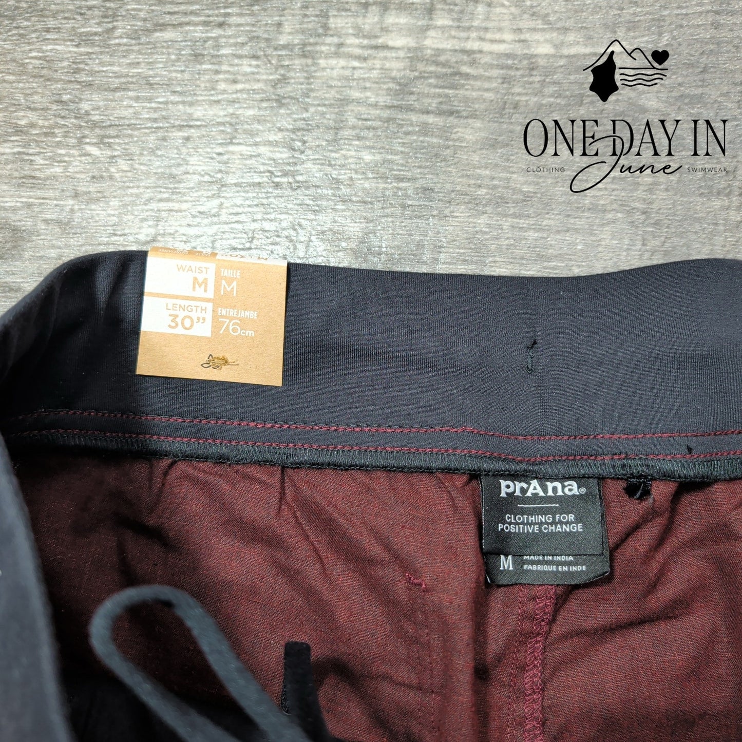 PrAna Drawstring Hemp Pants Size M