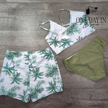 Aleumdr 3 Piece Bikini Swimsuit Size XL (160)