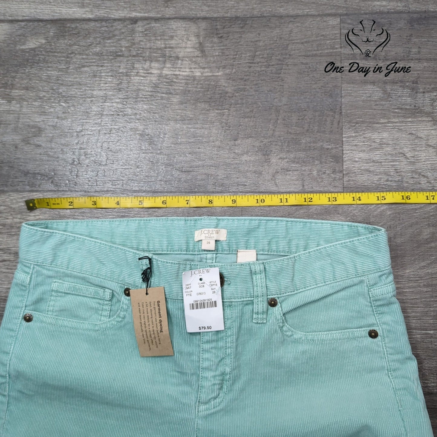 J.Crew Stretch Corduroy Pants Size 26 (2)