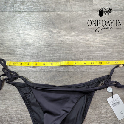 A.Che Ruched Tie Side Bikini Bottom Size M