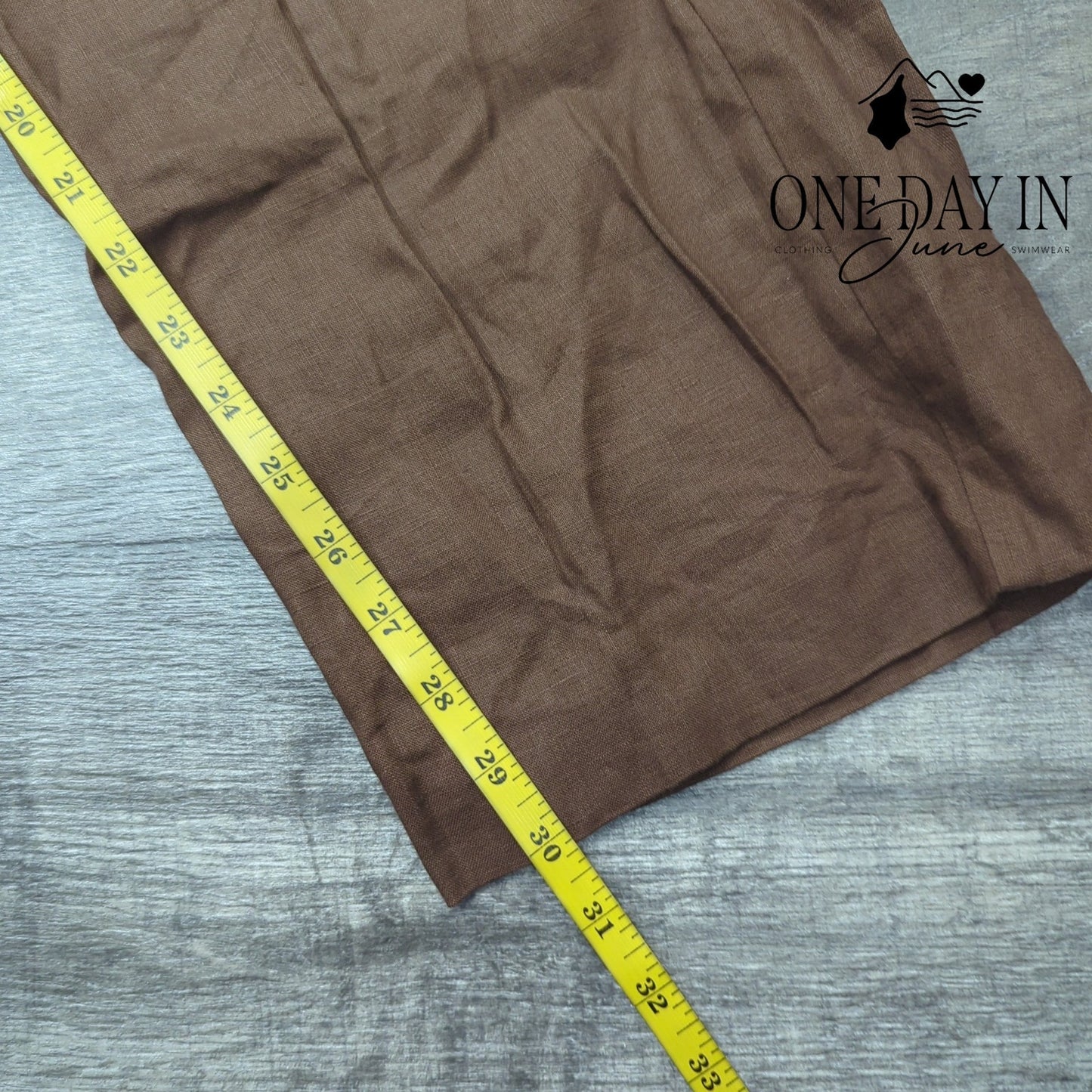 Kim Rogers High Waist Linen Pants Size 16