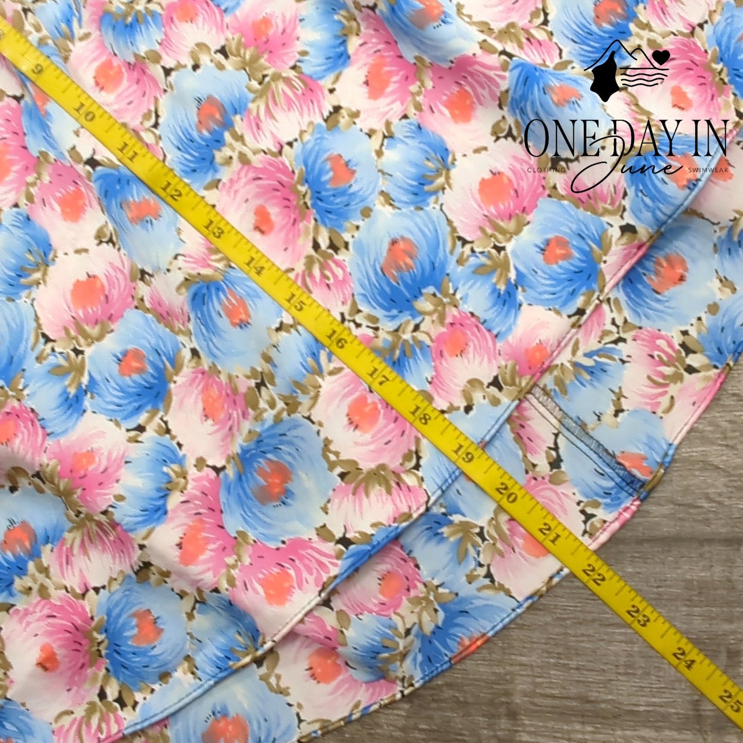 I Love Ronson Belted Pull On Floral Skirt Size L