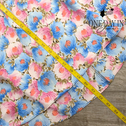 I Love Ronson Belted Pull On Floral Skirt Size L