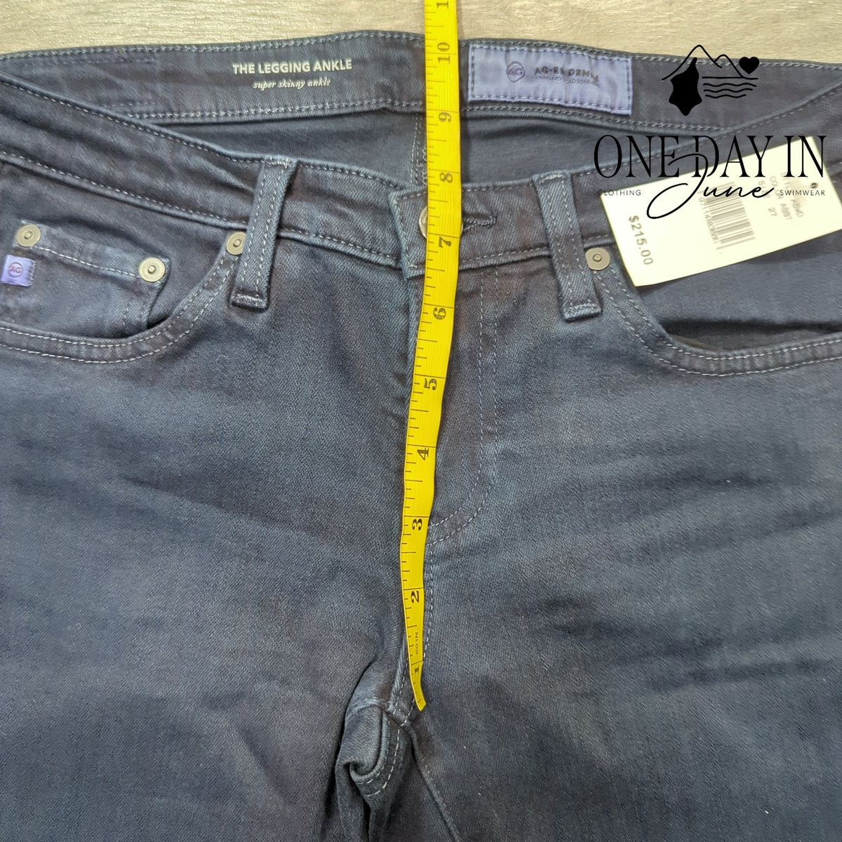 AG Adriano Goldschmied The Legging Ankle Super Skinny Jeans Blue NWT $215 Size 4