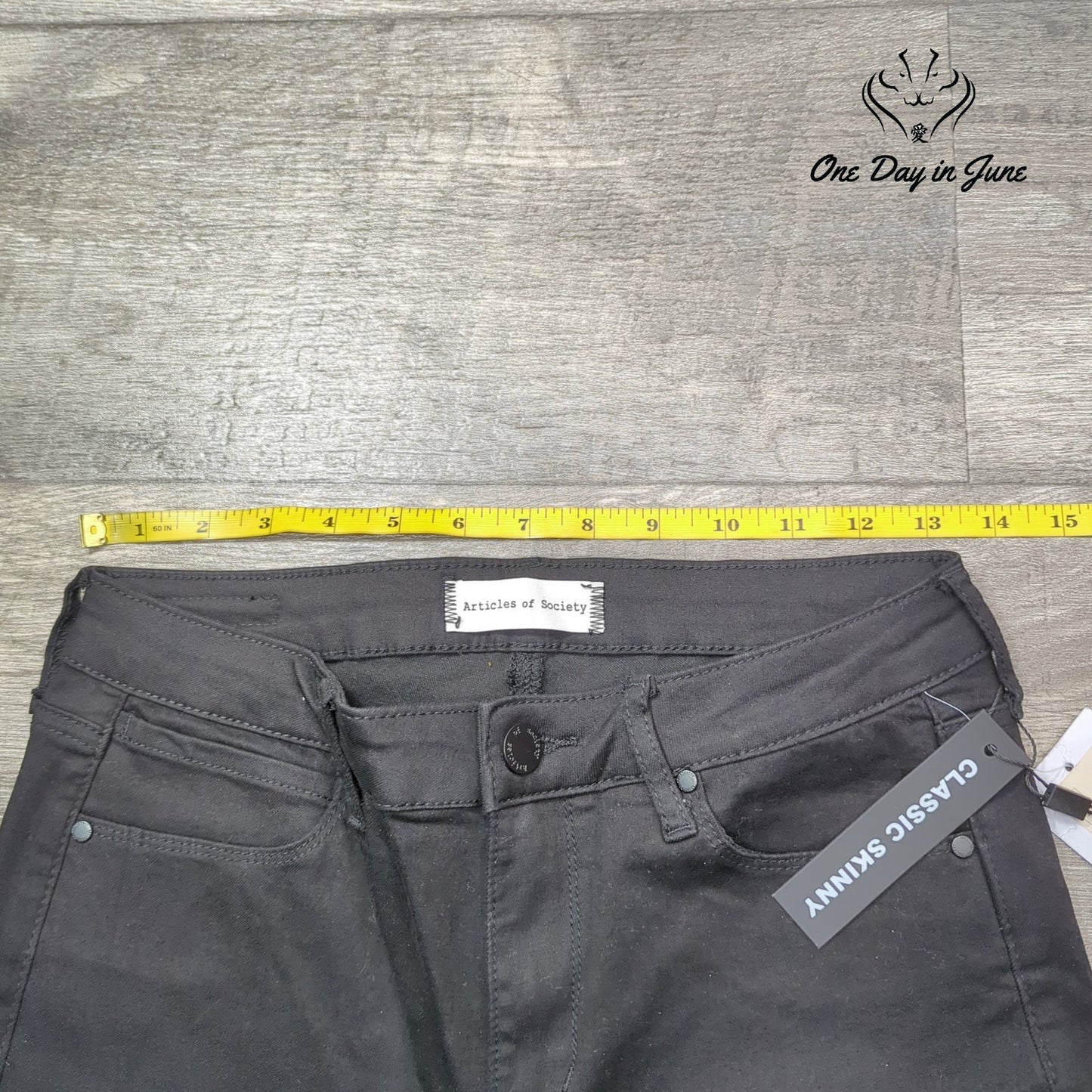Articles of Society Lake Wash Skinny Jeans Size 27 (4)