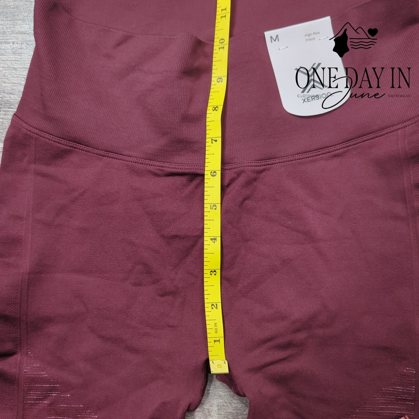 Xersion Port Wine Studio Capri Legging Size M
