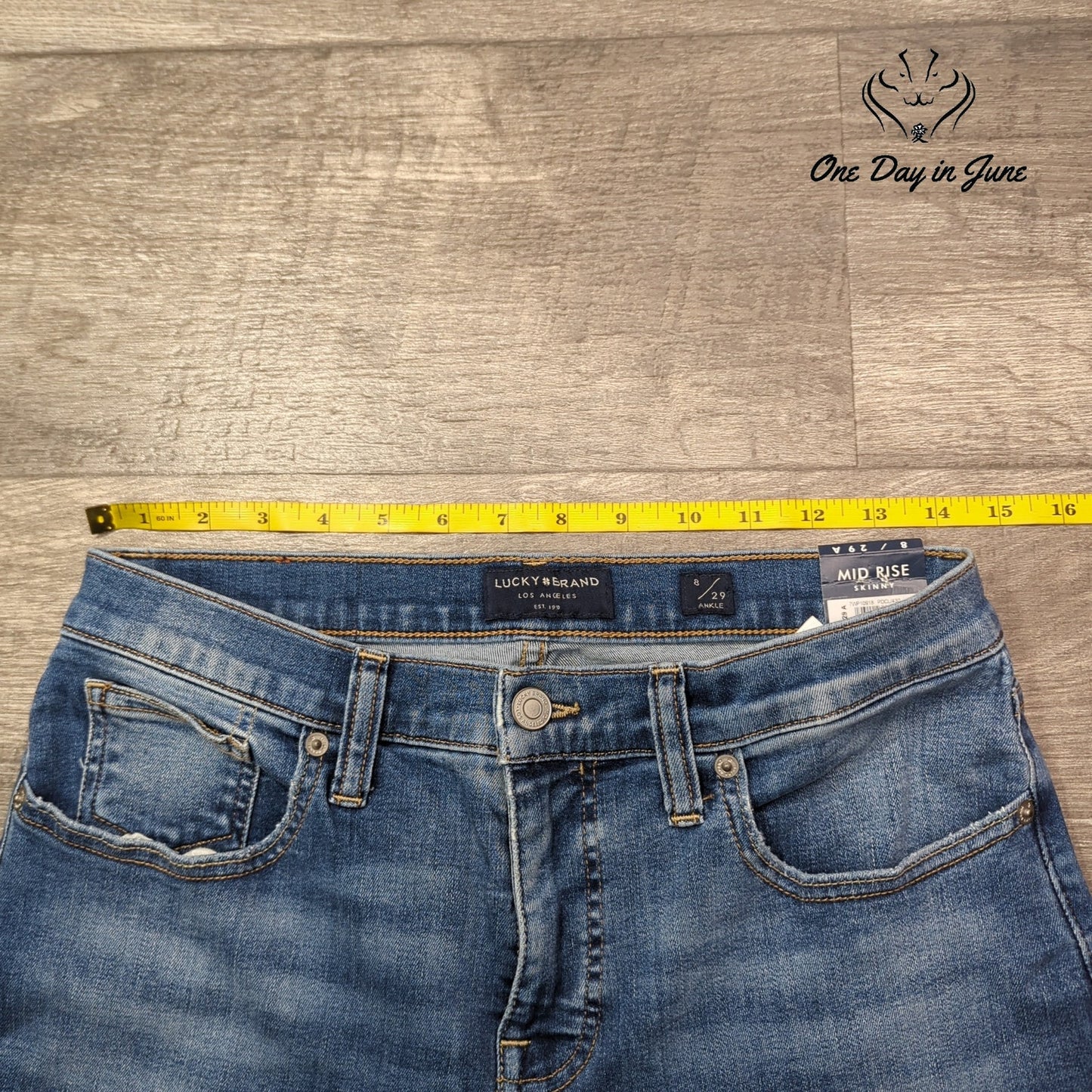 Lucky Brand Mid Rise Skinny Jeans Size 8