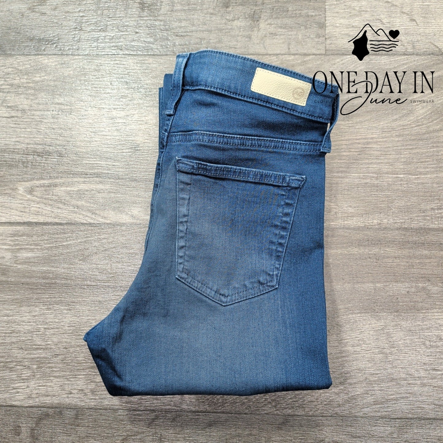 AG Adriano Goldschmied Farrah Skinny HighRise Blue Stretch Jeans NWT Size 4 (27)