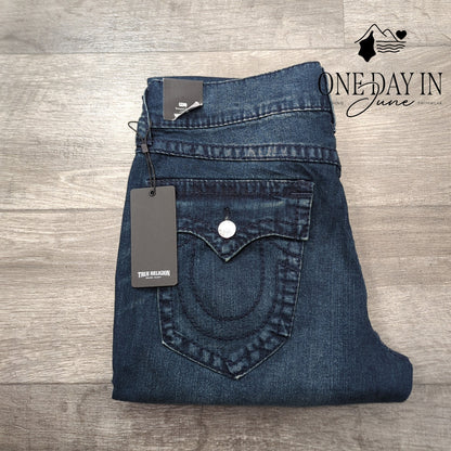 True Religion Gino Relaxed Slim Jeans Size 33X32