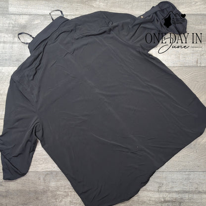 Grace Half Sleeve Button Front Blouse Size XL