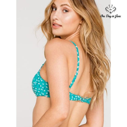Billabong Knotted Triangle Bikini Top Swimsuit Size S
