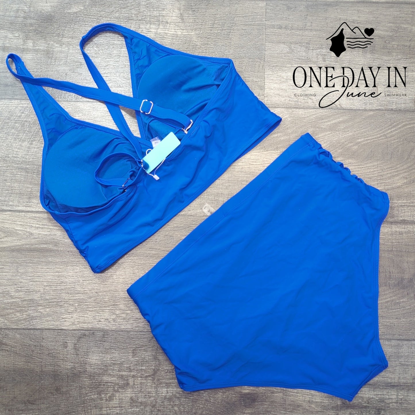 Yonique Plus Size High Waist Bikini Swimsuit Size 18W